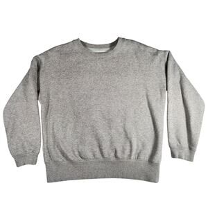SPAO K-Fashion Grey Soft and Cozy Fleece Relaxed Fit Sweatshirt Size L / 170/92A